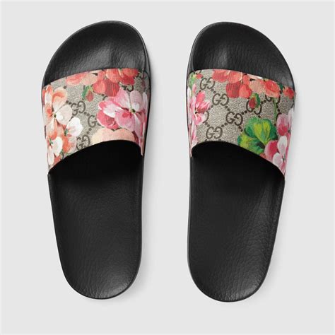 gucci floral sandals|scialle Gucci blooms.